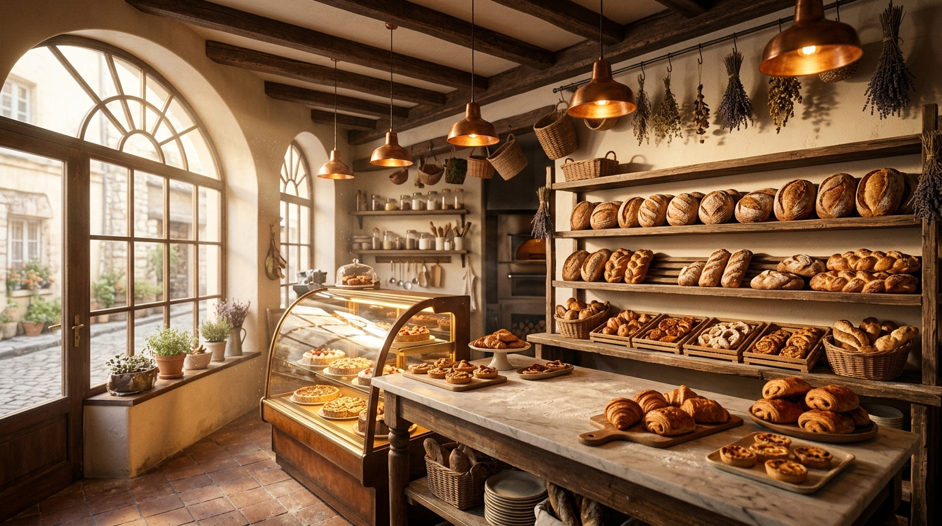 Bella's Bakery interior